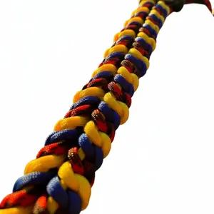 Flowing Waters Custom Paracord Collar - Durable Hand Weaved Design with Secure Adjustable Buckle Hell Kitty Creations 550 Military Grade Paracord