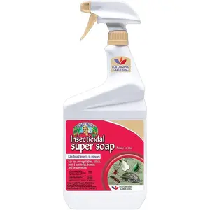 Captain Jack's Insecticidal Super Soap, 32 oz Ready-to-Use Spray For Organic Gardening and Outdoor Plants