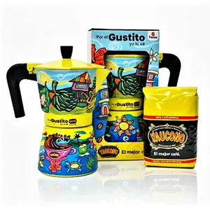 Yaucono Edition Greca w/ bag of Yaucono Coffee included