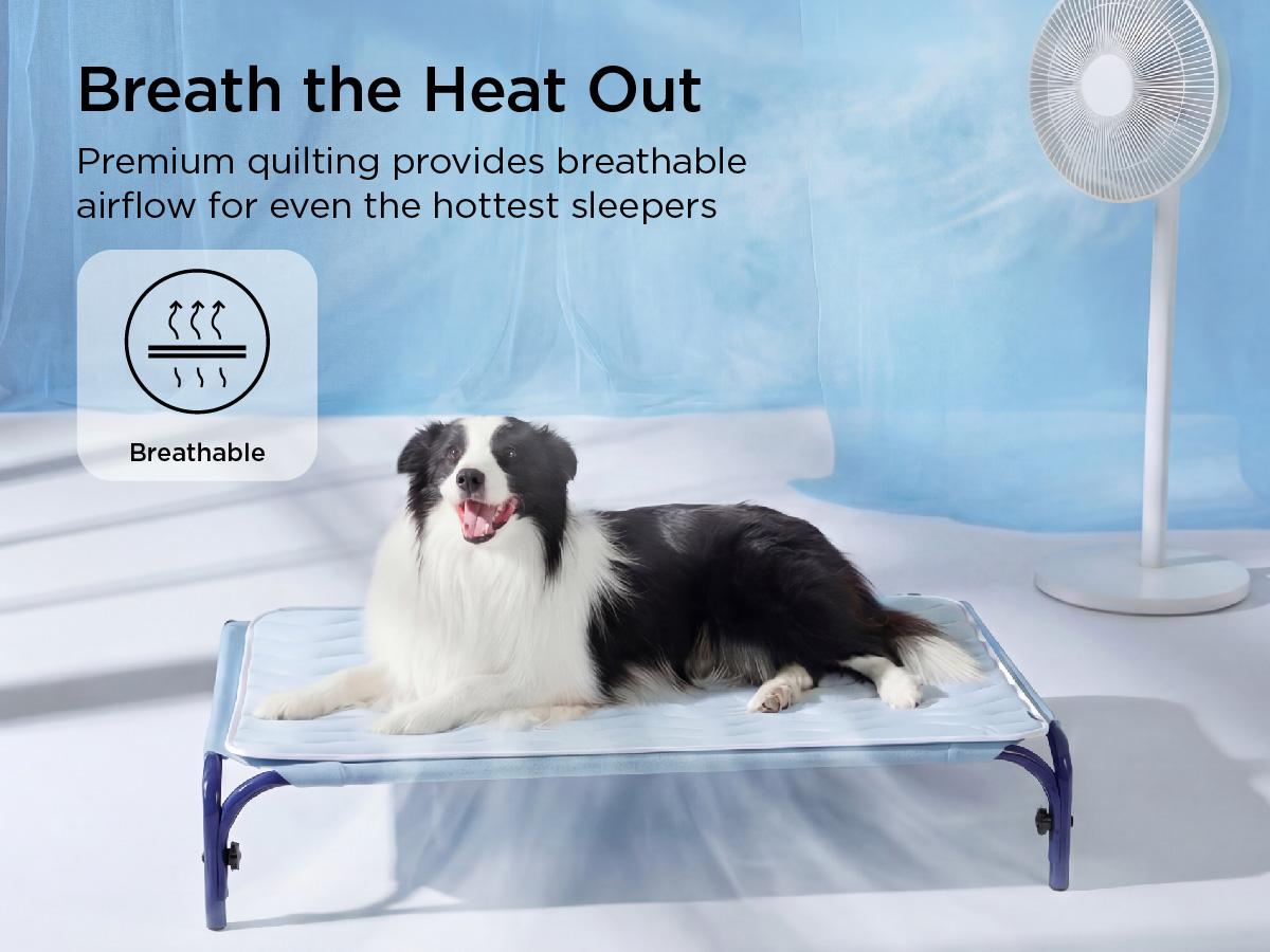 Bedsure Cooling Thin & Thick Mat for Dogs – Q-MAX>0.4 Washable Pet Cooling Pad, No Gel, No Electric, Non-Slip Summer Crate Bed for Large Dogs Bedsure Cooling Thin & Thick Mat for Dogs – Q-MAX>0.4 Washable Pet Cooling Pad, No Gel, No Electric, Non-Slip Summer Crate Bed for Large Dogs