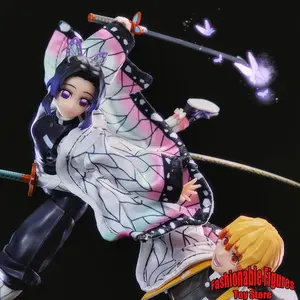 SHF 1/12 Women Soldier Butterfly Hashira's Kimono-style Haori Coat Anime Dolls Cosplay Cloak Robe Fit 6Inch Action Figure Model