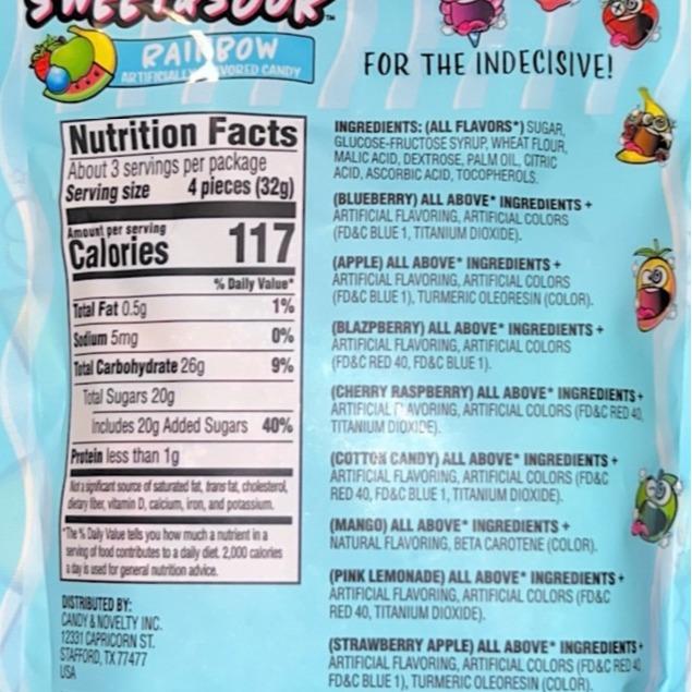 Sweet & Sour Candy Variety 5 Pack Super- Mixed Flavors for Every Taste Bud