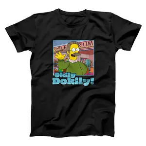 The Simpsons Ned Flanders Okily Dokily  T-Shirt, Sweatshirt, Hoodie