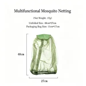 4/1-PCS-Self-Retracting Insect-Repellent Hat with 4-in-1 Outdoor Mosquito Netting, Versatile Camping & Fishing Protective Gear for Sports & Outdoor Use