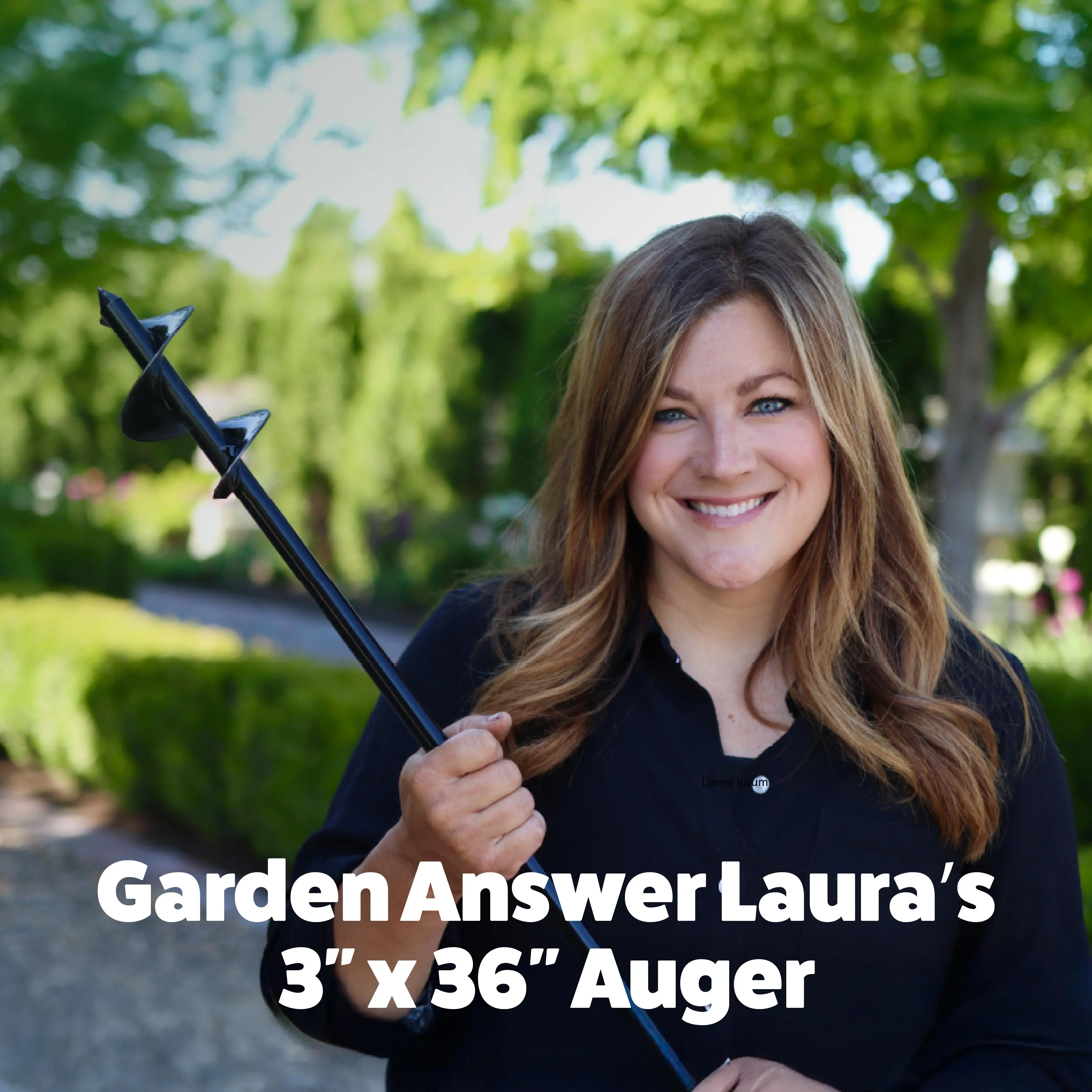 Garden Answer 3" Auger