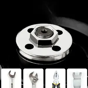 1pc Angle Grinder Pressure Plate Metal Hexagon Nut Inner Outer Flange Nut Fitting Tool For 100 Type Angle Grinder Polisher