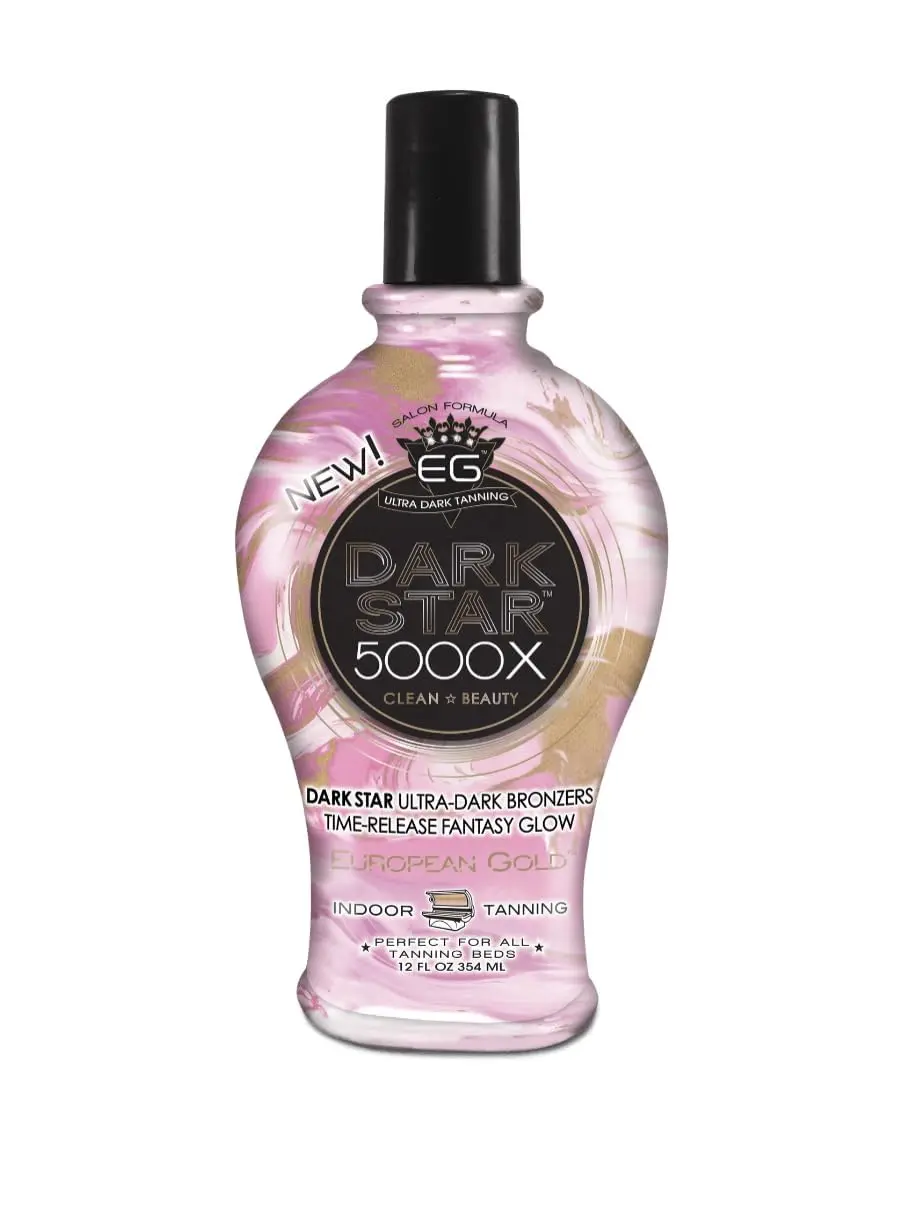 European Gold Dark Star 5000X Indoor Tanning Lotion for Tanning beds, 12 fl oz European Gold Dark Star 5000X Indoor Tanning Lotion for Tanning beds, 12 fl oz
