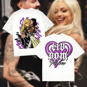 Liv Morgan and Dominik Mysterio T-Shirt Graphic Tee for Wrestling Fans Short Sleeve Crew Neck Soft Cotton Wrestling Shirt Perfect Gift for Fans Pro Wrestling Fans American Made Fightwear, Full Colors, Full Sizes, For Men, For Women