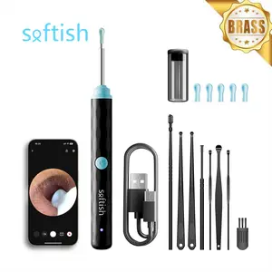 Ear Wax Removal Kit,Ear Cleaner with Camera,Ear Cleaning Kit 1269P HD Otoscope with Lights and 8 Ear Picks, Earwax Removal for Adults and Children