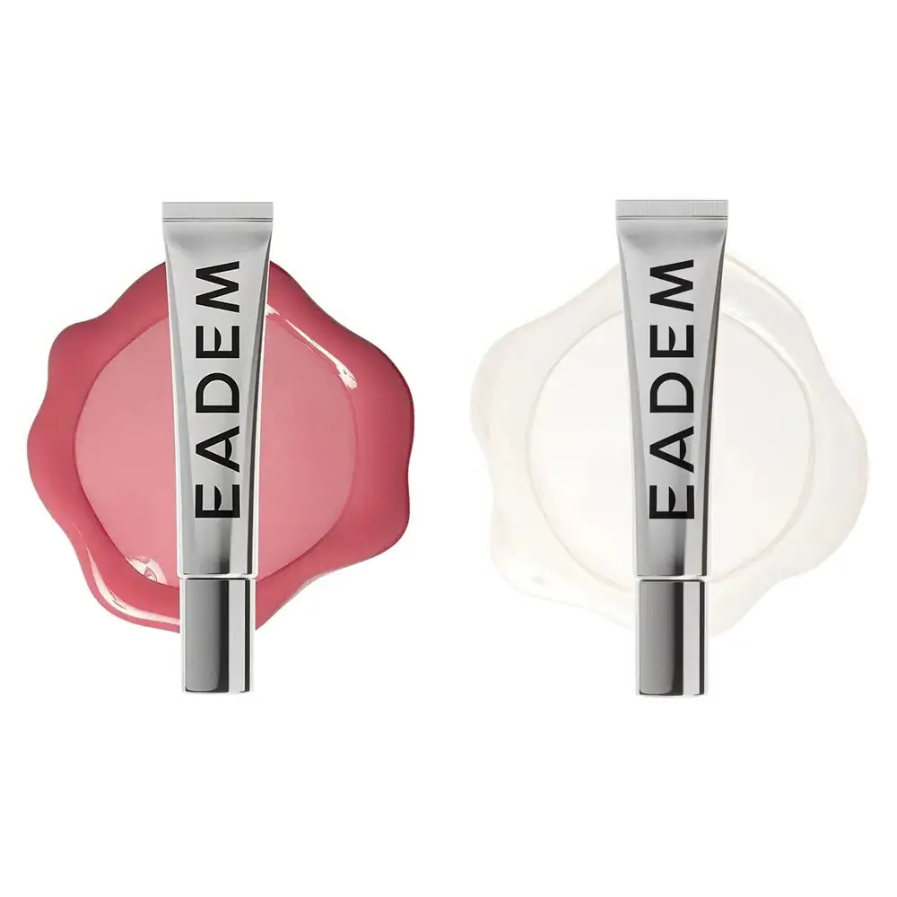 EADEM Le Chouchou1-3-Pack (Butter Mochi+Guava Fresca) - Sheer Nude Tinted Lip Balm for a Natural Everyday Shine. Lightweight, Non-Sticky & Keeps Lips Soft All Day. Moisture Hydrate Moisturize Glossy Lipstick