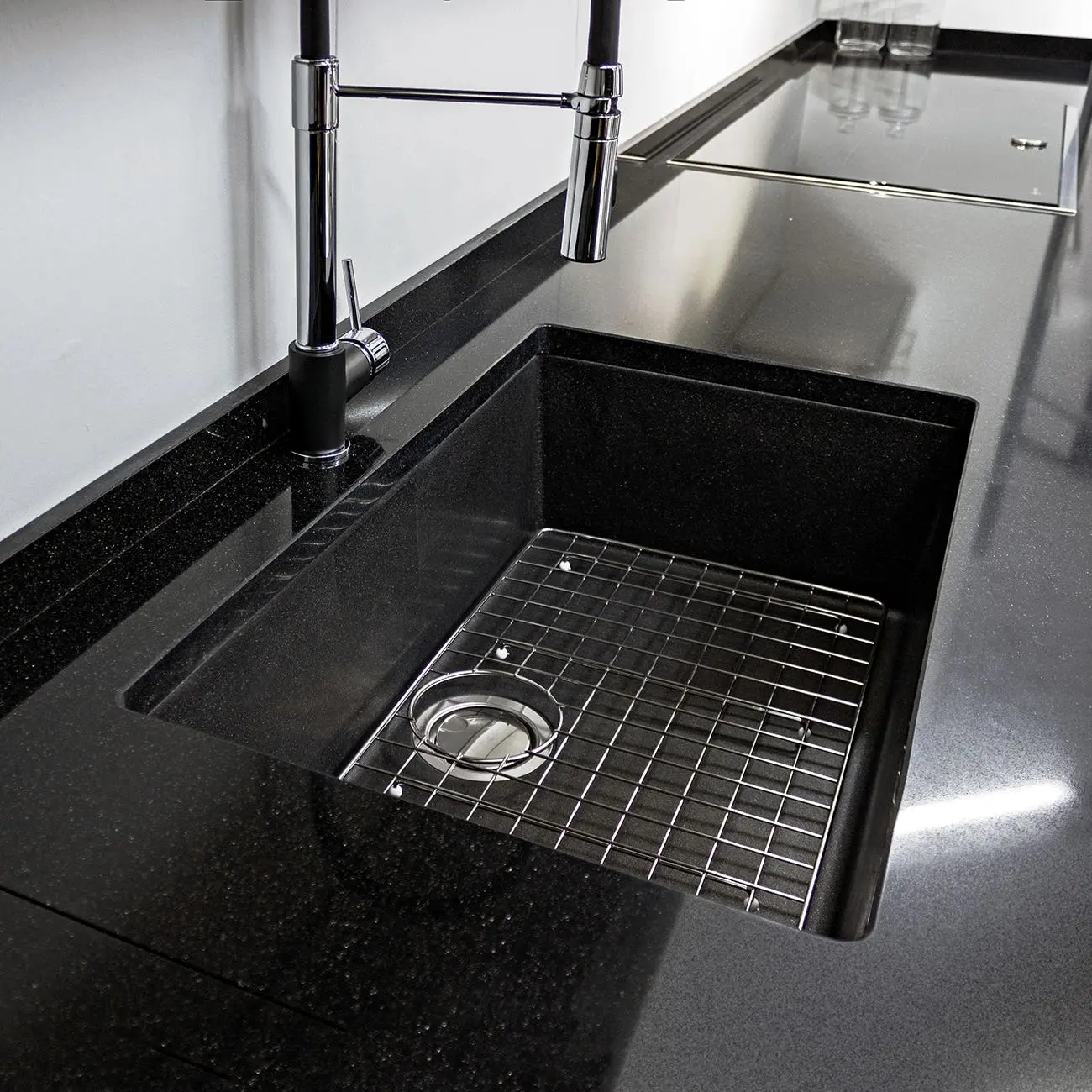 30-Inch Drop-in Metal Sink Grid, Stainless Steel Scratch Guard for Kitchen Sinks