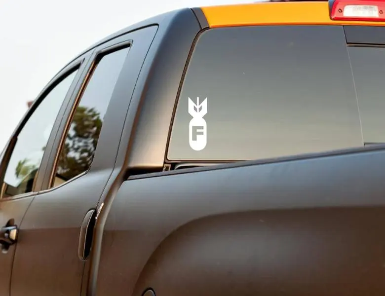 F Bomb Premium Vinyl Decal car stickers High Quality