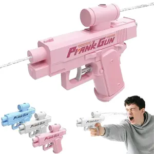 Water Wars Must-Have Prank Water Gun Two-Way Spray Toy for Bathing Pool Party Fun Summer Outdoor Automatic Squirt Guns Watergun