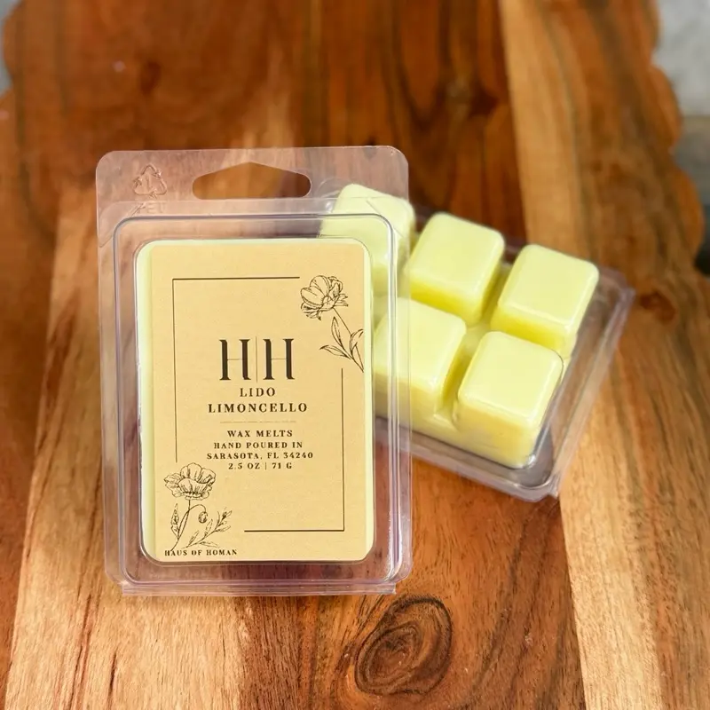H|H Lido Limoncello  2.5oz 71g Scented Wax Cubes for Home Fragrance Hand Poured in Sarasota, Florida
