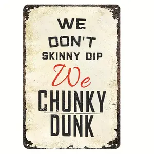 Vintage-Style Metal Pool Sign - Perfect for Backyard, Swimming Pool House Decor, Wall or Fence Mount, 12x8 Inches