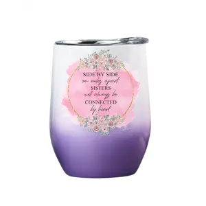 Sister side by side wine tumbler