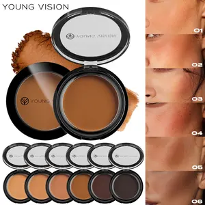 YOUNG VISION Six Color Matte Antique Copper Contour Powder, Easy Highlighting Dark Hairline Nose Shadow, 6 Colors Available, Makeup Palette