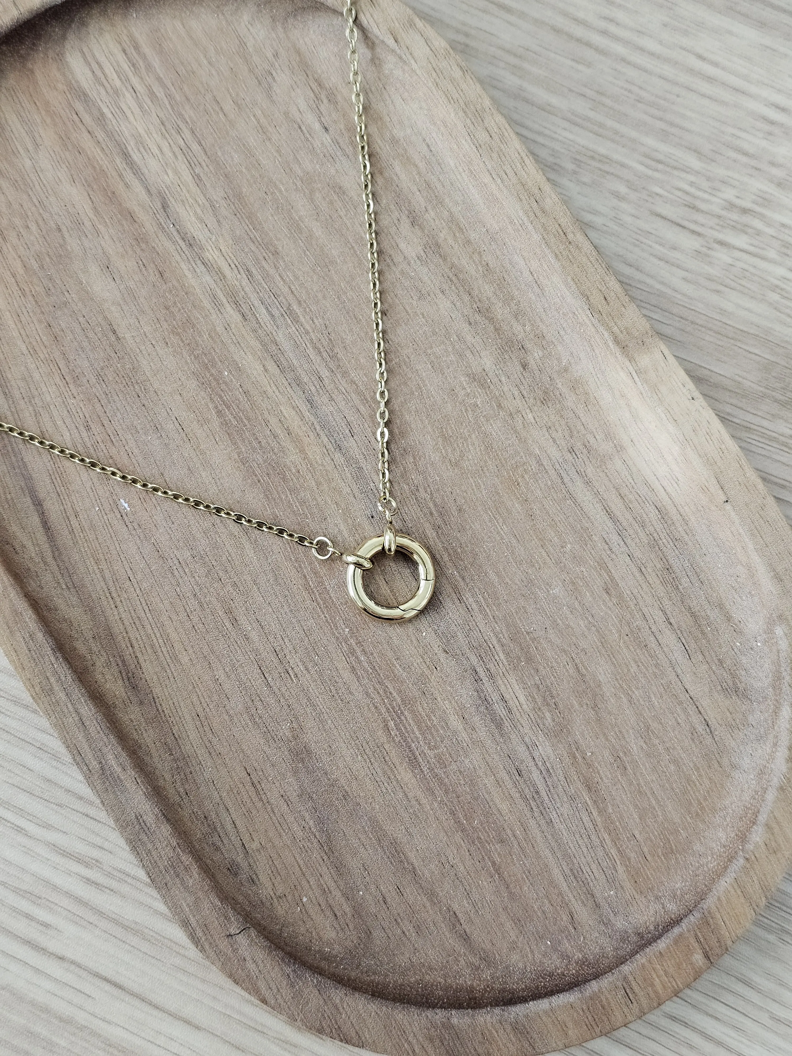 Custom Charm Necklace in Non Tarnishing Gold - Choose Your Own Charms