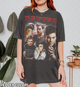 Comfort Colors Retro 90's Dexter Morgan T-Shirt, Dexter TV Series Fan Tee Unisex All Size, 100% Cotton Fitted