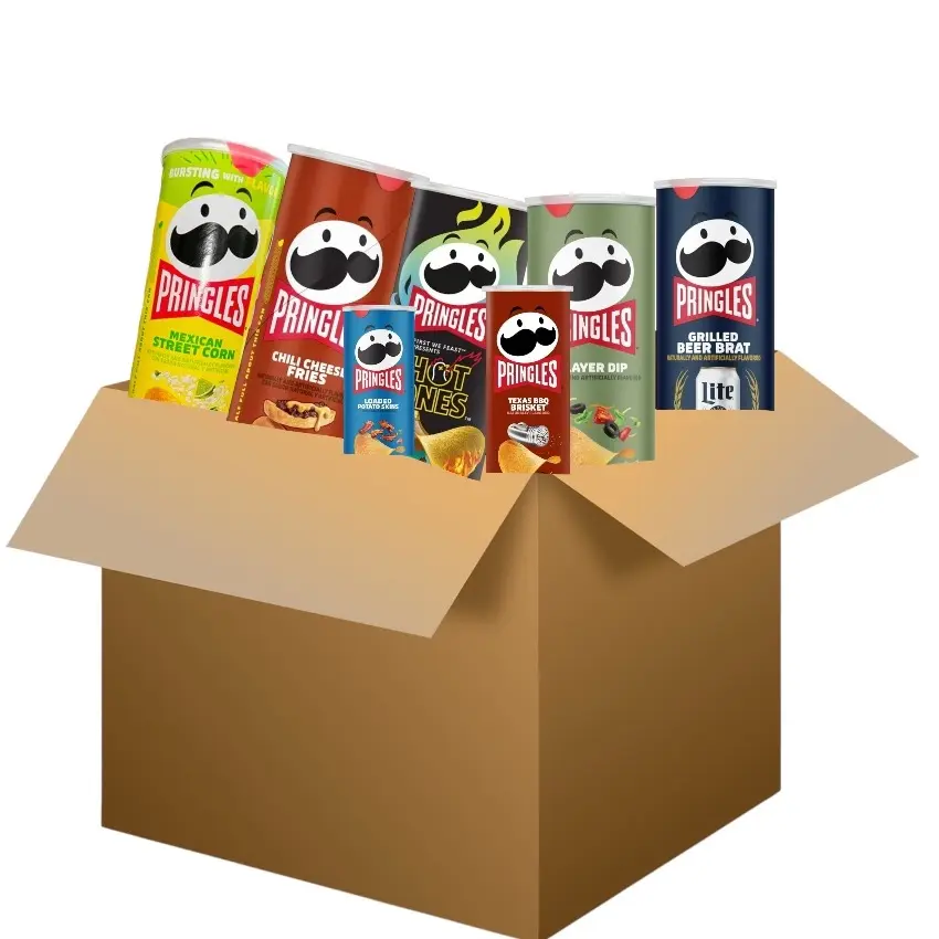 Pringles Assorted Pringles Box - 5 Unique Flavors Multipack Snack - Value for Money Combo Gift Pringles Assorted Pringles Box - 5 Unique Flavors Multipack Snack - Value for Money Combo Gift