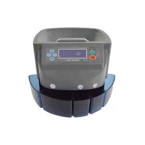 YOKOMA Commercial Electronic Coin Counter Sorter Pennies Through Dollar Coins Automatic