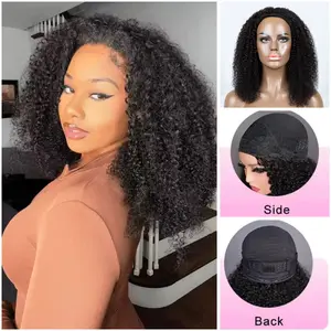 Half Curly wig Half Curly wig