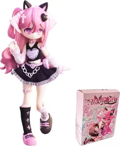 The adorable "Variety Escape Plan" series of joint-action figurines, the surprise toy collection edition with movable poses for dressing up, is suitable for use as a gift.