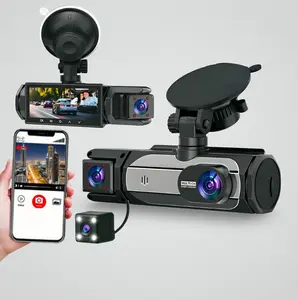 Ultimate 1080P 3-Cam Dash Cam with IR Night Vision & 170° Wide Angle. Comes with Built-inCable & 32GB Card! The Perfect Driving Safety Guardian & Must-Have Travel Buddy. Ideal Gift forNew Car Owners & Holidays