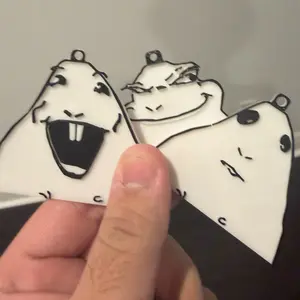 Hamster Meme PFP Keychain (hehe)!!!