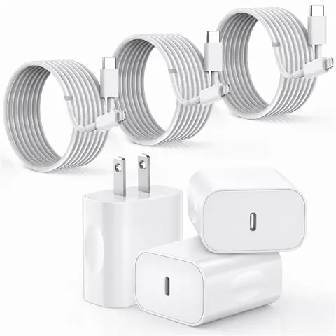 [MFi Certified] 20W Type C Fast Charger Block with 6FT USB C to Lightning Cable Compatible for iPhone 14/13/12/11 Pro Max/Xs Max/XR/X,iPad Charging for Electronic Smartphone and Cellphone