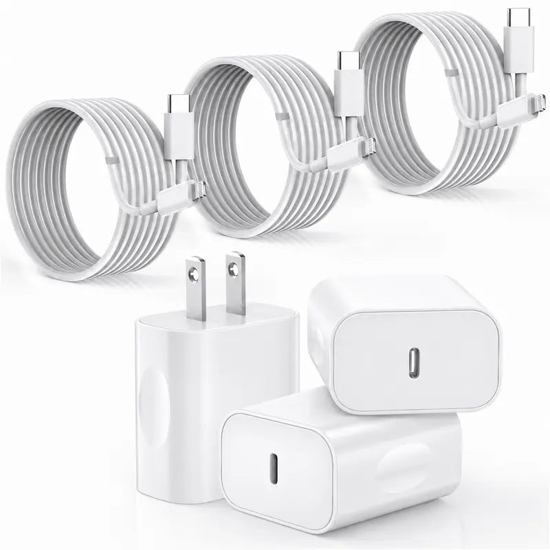 [MFi Certified] 20W Type C Fast Charger Block with 6FT USB C to Lightning Cable Compatible for iPhone 14/13/12/11 Pro Max/Xs Max/XR/X,iPad Charging for Electronic Smartphone and Cellphone