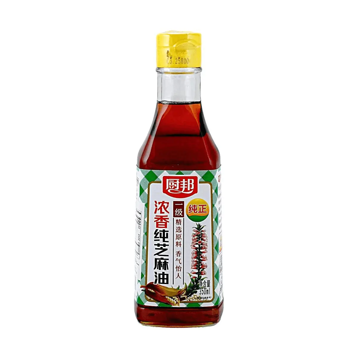 CHUBANG Pure Sesame Oil 350ml - 100% Natural Toasted Sesame Oil for Cooking, Salad Dressing, Marinades - Authentic Asian Flavor