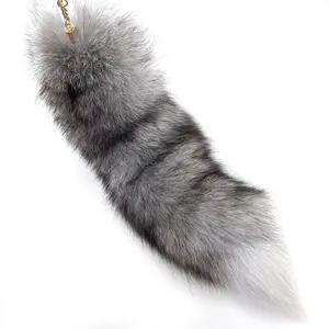 Therian Tail Fox Tail Faux Fur Cosplay Accessory Halloween Costume Party Event Props 40cm Soft Smooth Realistic Design Unique Gift for Women Earthy Witchy Clothes Christmas Masks Photo