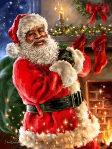 Santa's Merry Magic Diamond Painting Kit