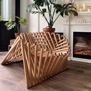 Lyfairs Creative Simple Fold-out Wooden Chair