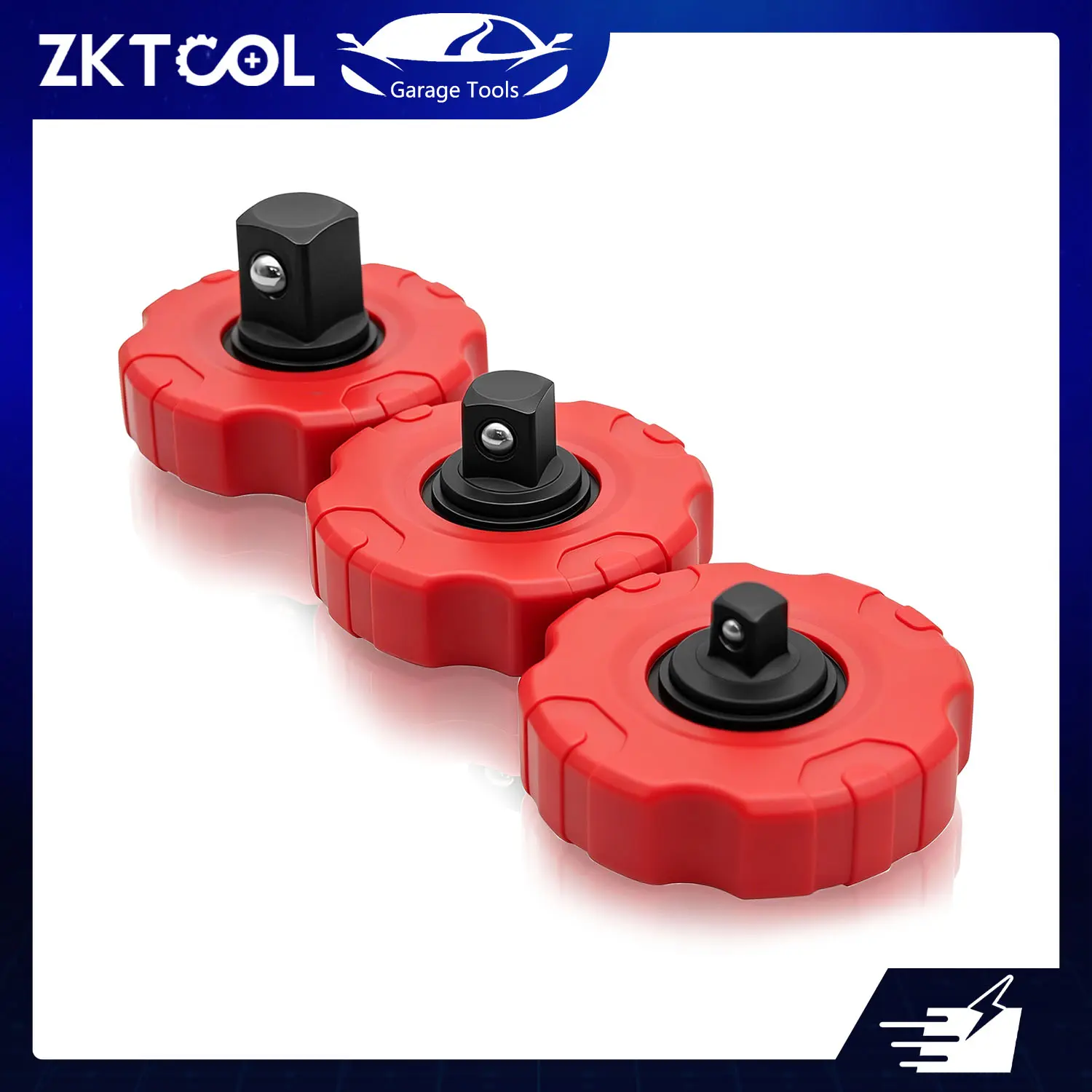 ZKTOOL 3-Piece Mini Ratcheting Wrench Set - 1/4"-3/8"-1/2" Drive Reversible Gear Ratchet Palm Wrenches, 72-Tooth Chrome Vanadium Steel Heavy Duty Hand Tools for Confined Spaces, Automotive DIY Garage Repairs, Gear Ratchet Wrench