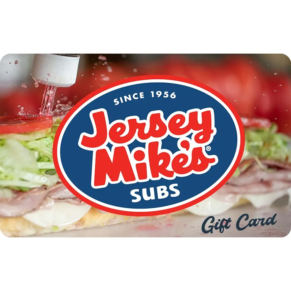 Jersey Mike's eGift Card | Subs, Sandwiches, Wraps & Catering