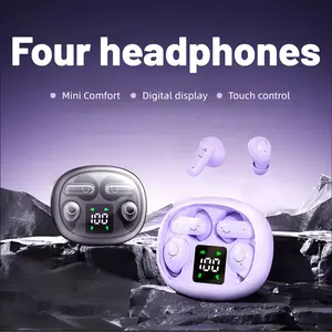 MSHUKCOE Sleep Earbuds, Tiny Invisible Wireless Earphones, 2-in-1 Bluetooth Headphones for Sleeping and Sports, 0.1oz Ultra-Light Earbuds, Noise Cancellation Earphones for Side Sleepers