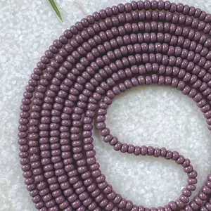 PURE VIOLET - Tie On Waist Beads - 45 to 60 inches Waistbeads - PurplebWaistbeads - Chakra Waistbeads - Made By Venus Waistbeads