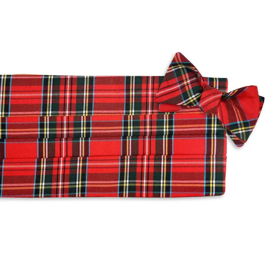 Cocoa and Mistletoe Cummerbund Set