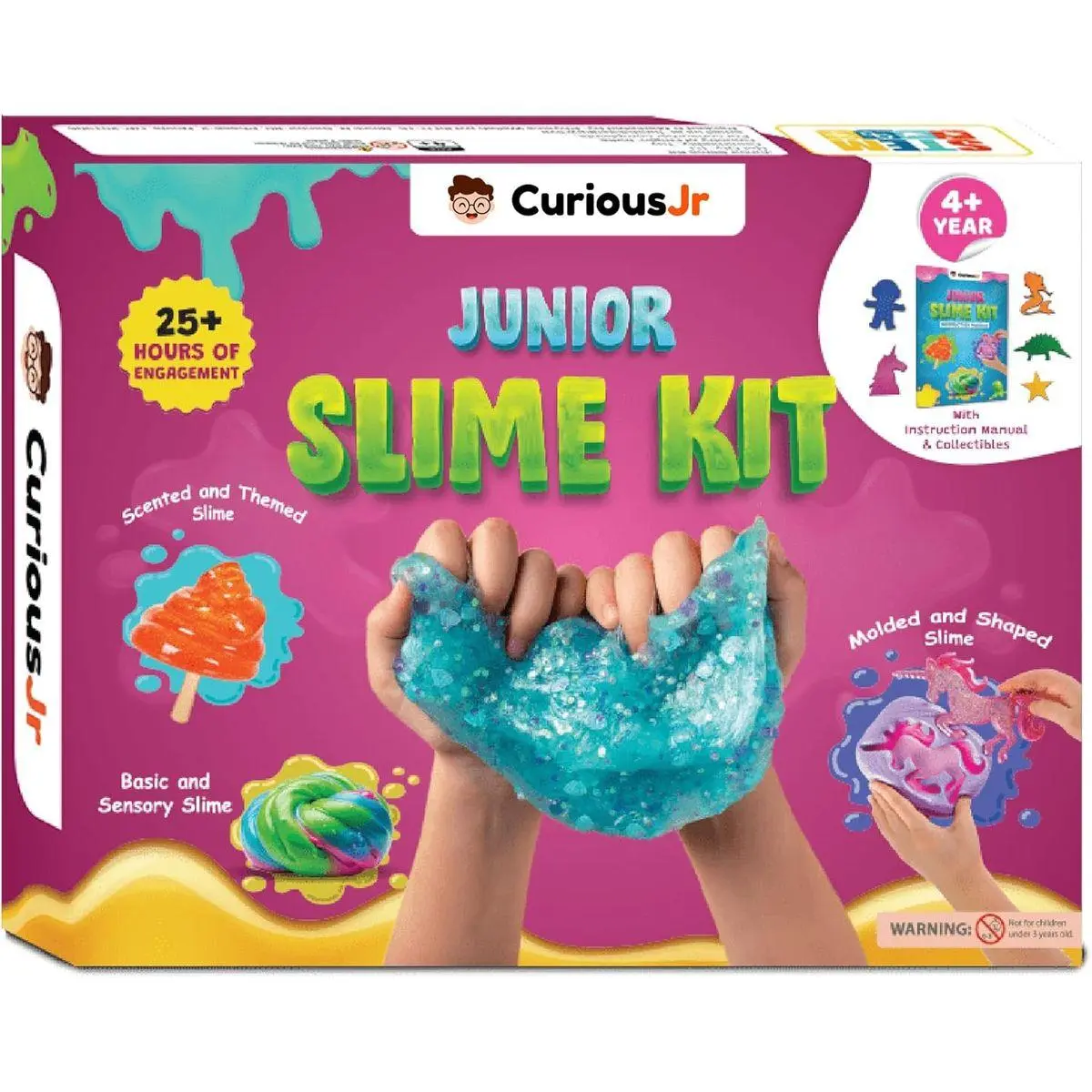 DIY Slime Making Kit for Kids 4+ Years, 10+ Glitter, Scented, Butter Slime Activities, Unicorn, Dinosaur, Mermaid, Best Slime Kit for Boys & Girls, Instruction Manual & Collectibles, Ideal for Gifting