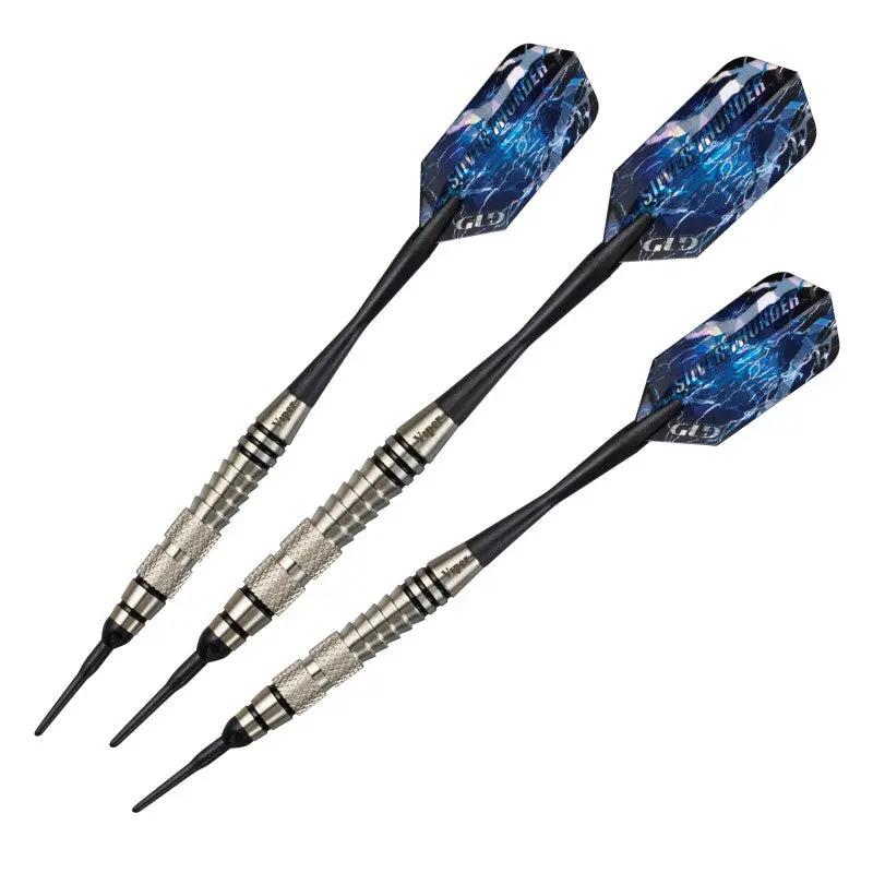 Viper Silver Thunder Darts Soft Tip Darts 2 Knurled Rings 18 Grams