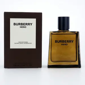 Burberry Hero Parfum Intense Spray for Men - 3.3 oz, Spicy, Woody & Earthy Scent with Cedarwood Notes