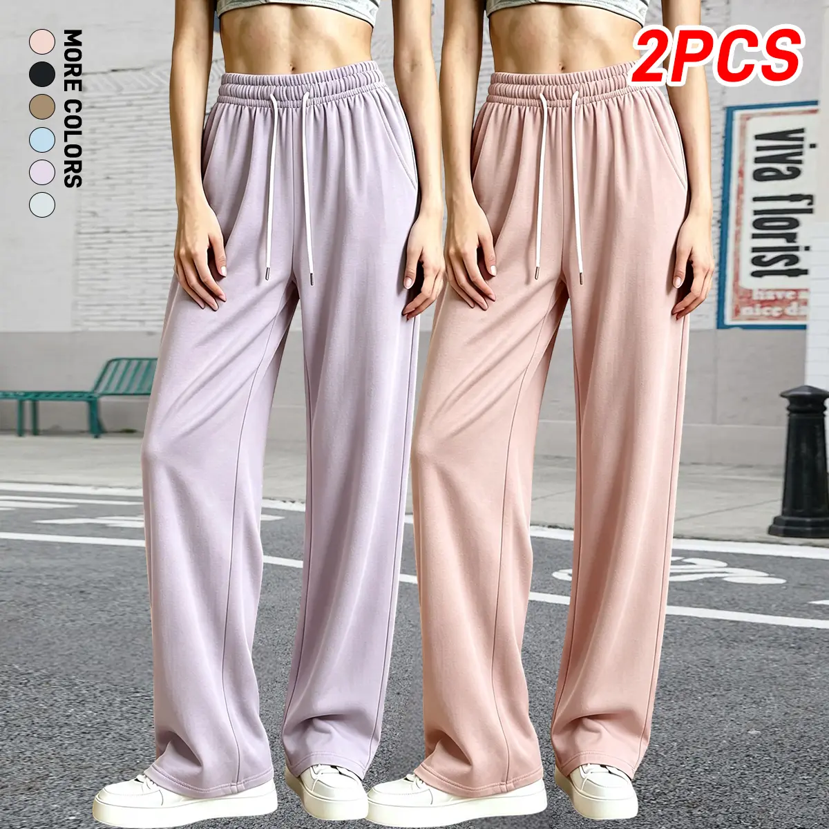 Women’s casual pants—fashionable, ultra-lightweight, breathable athletic long pants for gym training; quick-drying, soft and skin-friendly, prevents overheating, features stylish pockets that are convenient and practical; suitable for outdoor sports.