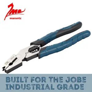ZML 6-in-1 Multi-Function Wire Stripper Pliers CR-V Steel Diagonal Cutters for Nails Electrical Cables Special Tools with Adjustable Cutting Depth and Sharp Blades ，Tools You Need & Tools and Gadgets，- Hardware Wirecutters Wireplier