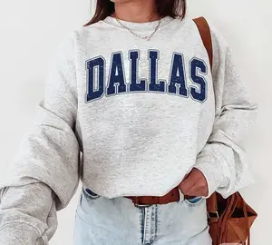 Dallas Vintage Style Sweatshirt, Cowboy Sweatshirt, Sweatshirt Dallas Style Outfits Gift