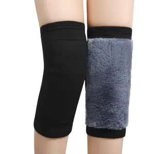 Men Women Warm Fleece Lined Knee Brace Leg Warmer Thermal Leg Sleeve Knee Support for Arthritis Pain Relief Yoga