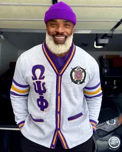 Omega Heather Grey Fleece Cardigan