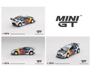 Mini GT 1:64 Ford Puma Rally1 #16 M-Sport Ford WRT 2024 Rally Finland 3rd Place – White – Mijo Exclusives