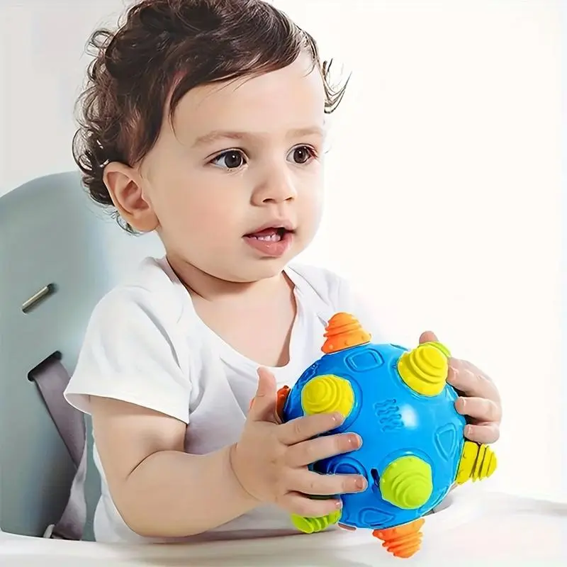 Swinging Dancing Ball Toy Interactive Electric Rolling Ball Shaking Ball Jumping Ball Music and Jumping Sensory Development Ball with Fun Sounds and Melodies Encourages Jumping and Crawling Suitable for Babies Over 12 Months Thanksgiving